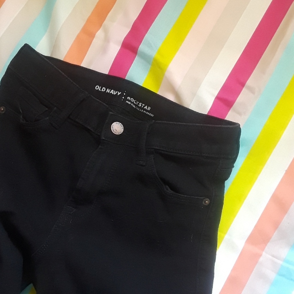 *sale* (never worn) black skinny jeans